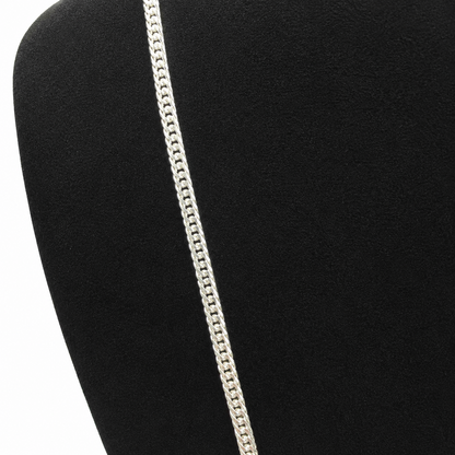 Set Collar Y Pulsera Grumet Plata 925 Unisex 22,15g