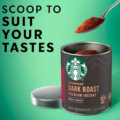 Café Instantáneo Starbucks Dark Roast 90 g – Sabor Intenso y Tueste Oscuro Starbucks- Dermocosmetica_belleza_online