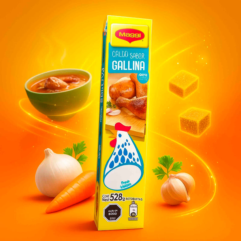Caldo Maggi Gallina 48 Tabletas – Sabor Casero y Rendidor MAGGI- Dermocosmetica_belleza_online