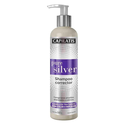 Capilatis Pure Silver Shampoo 240ml – Efecto Desamarillador