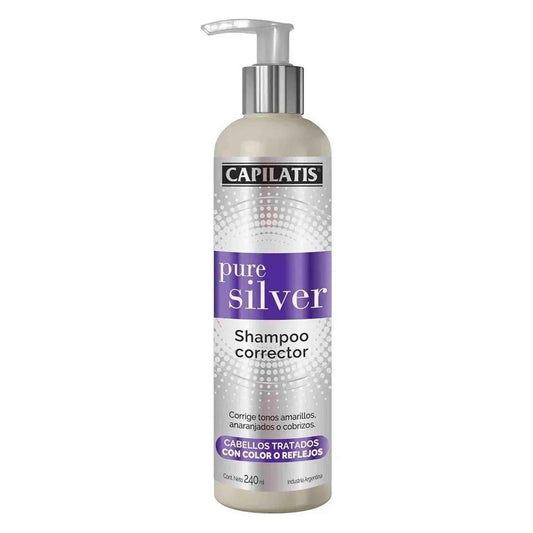 Capilatis Pure Silver Shampoo 240ml – Efecto Desamarillador