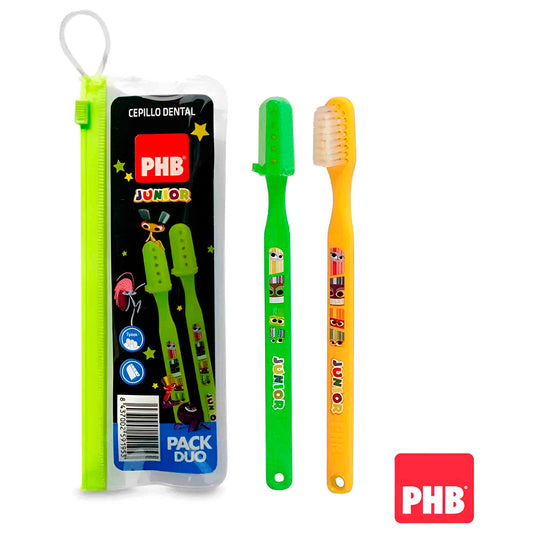 PHB Cepillo Dental Junior Pack x2 + Estuche