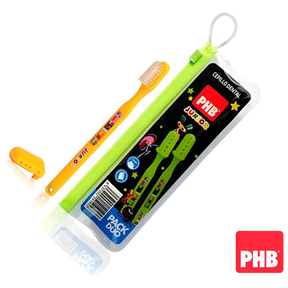 PHB Cepillo Dental Junior Pack x2 + Estuche