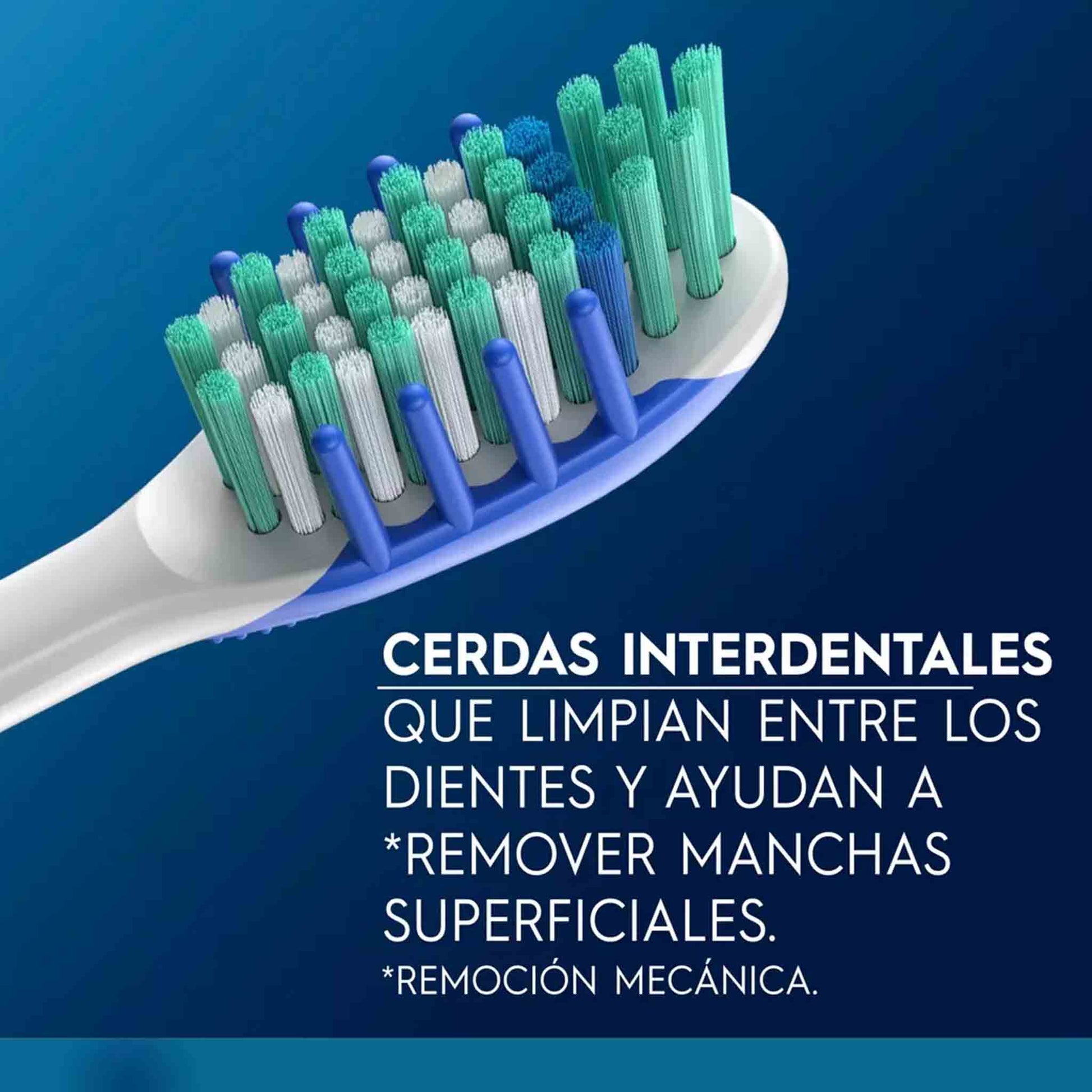 Cepillo dental Oral-B Radiant cerdas medias remoción manchas pack 2
