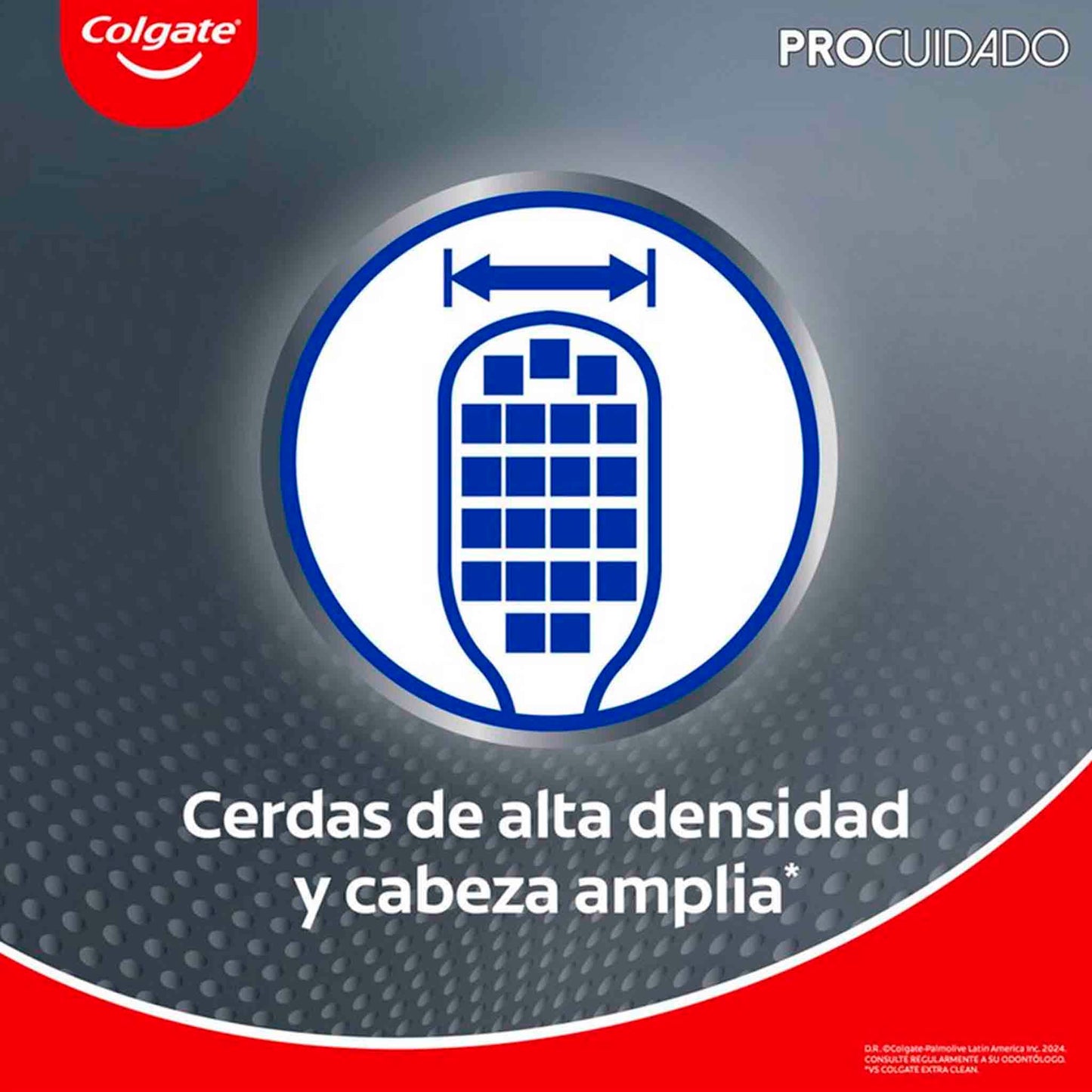 Cepillo Dental Colgate Pro Cuidado Pack 2 Unidades Rosa y Negro COLGATE- Dermocosmetica_belleza_online
