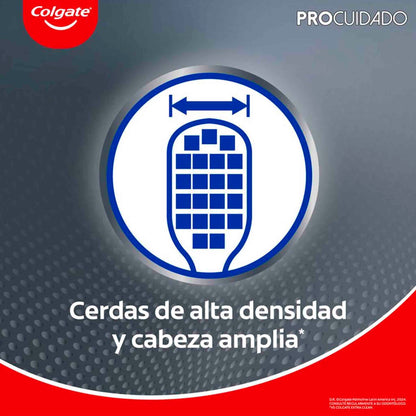 Cepillo Dental Colgate Pro Cuidado Pack 2 Unidades Rosa y Negro COLGATE- Dermocosmetica_belleza_online