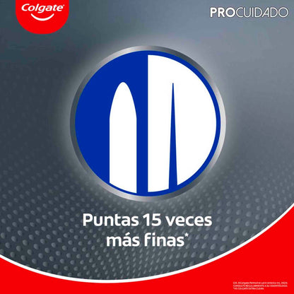 Cepillo Dental Colgate Pro Cuidado Pack 2 Unidades Rosa y Negro COLGATE- Dermocosmetica_belleza_online