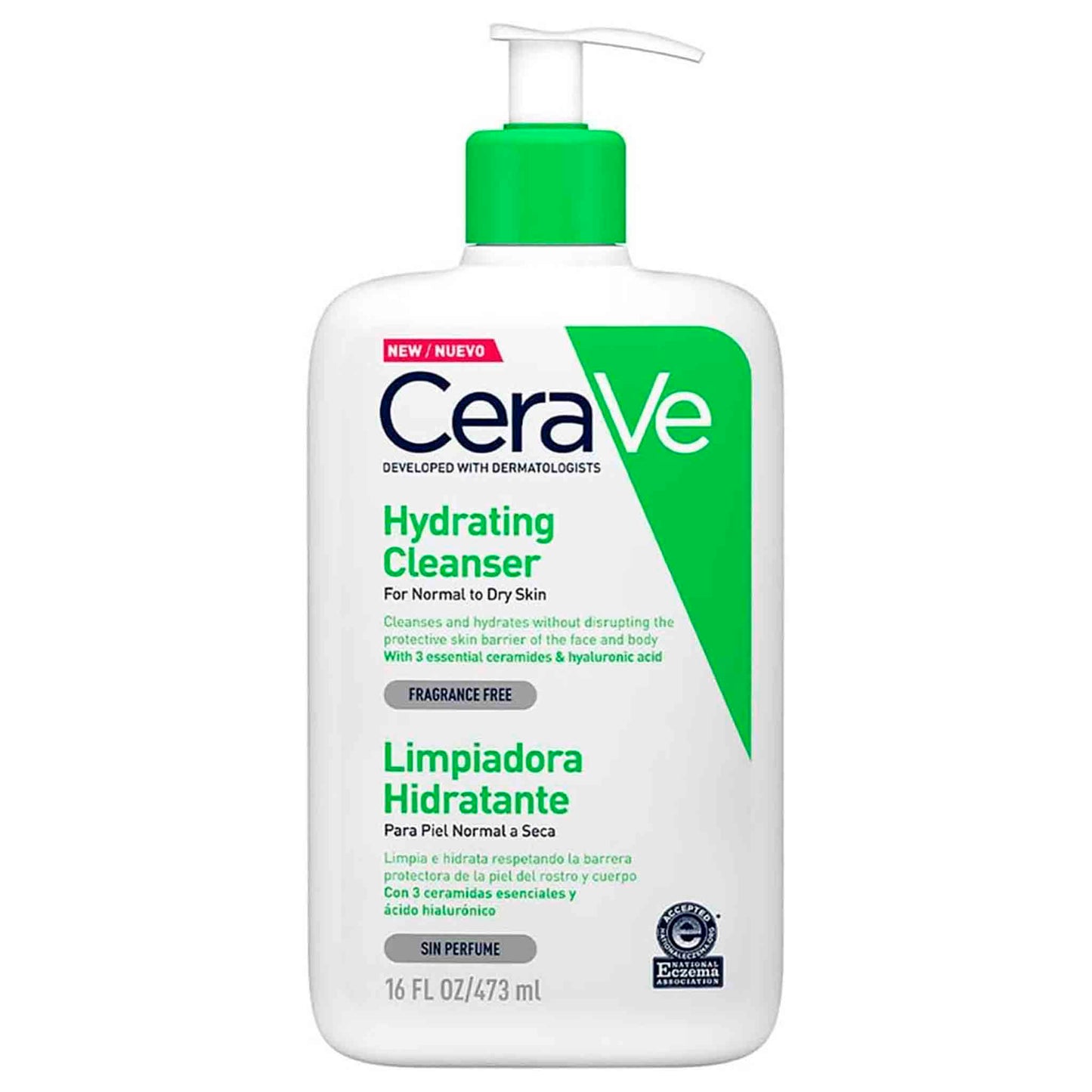 CeraVe Loción Limpiadora Hidratante 473 ml – Limpieza Suave