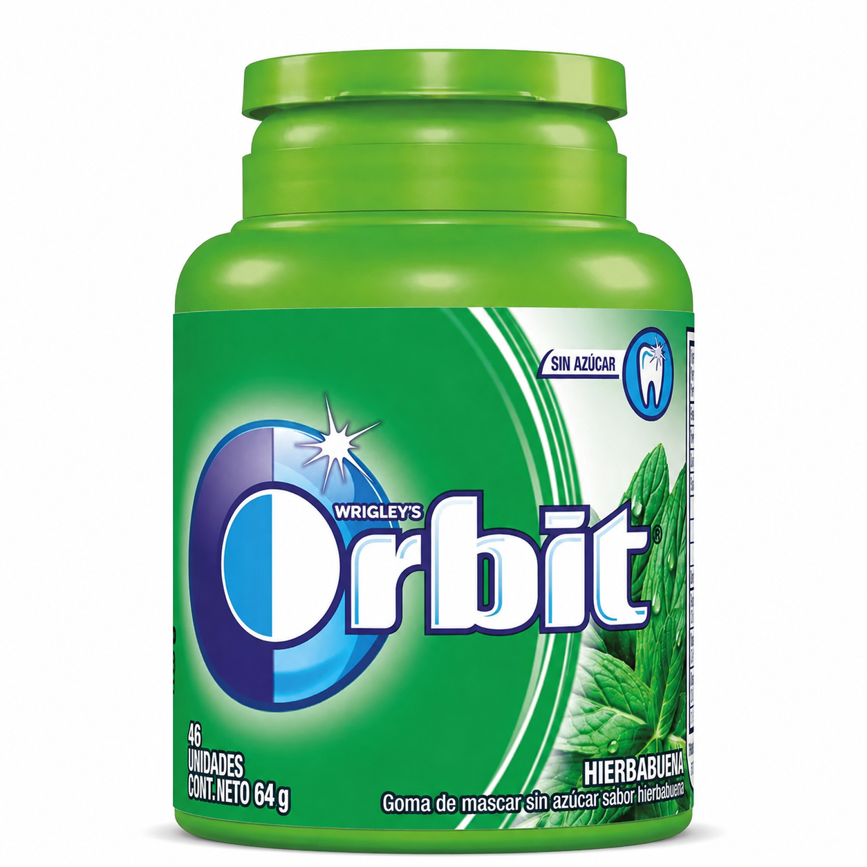 Chicle Orbit Hierbabuena 64 g