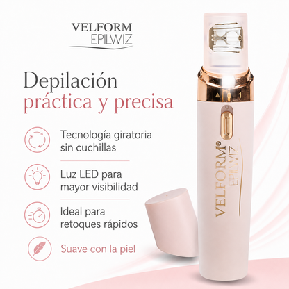 Depiladora Velform Epilwiz USB Rosa