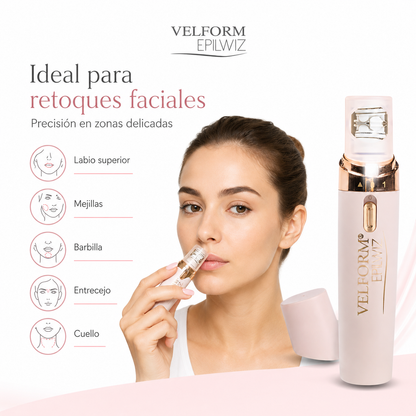 Depiladora Velform Epilwiz USB Rosa