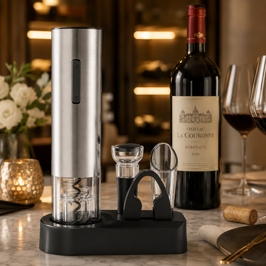 Descorchador Eléctrico Volker – Abre Vinos Sin Esfuerzo