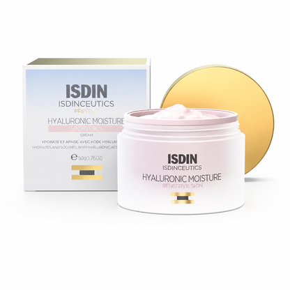 Crema ISDIN Hyaluronic Moisture Sensitive Skin 50 g en envase original