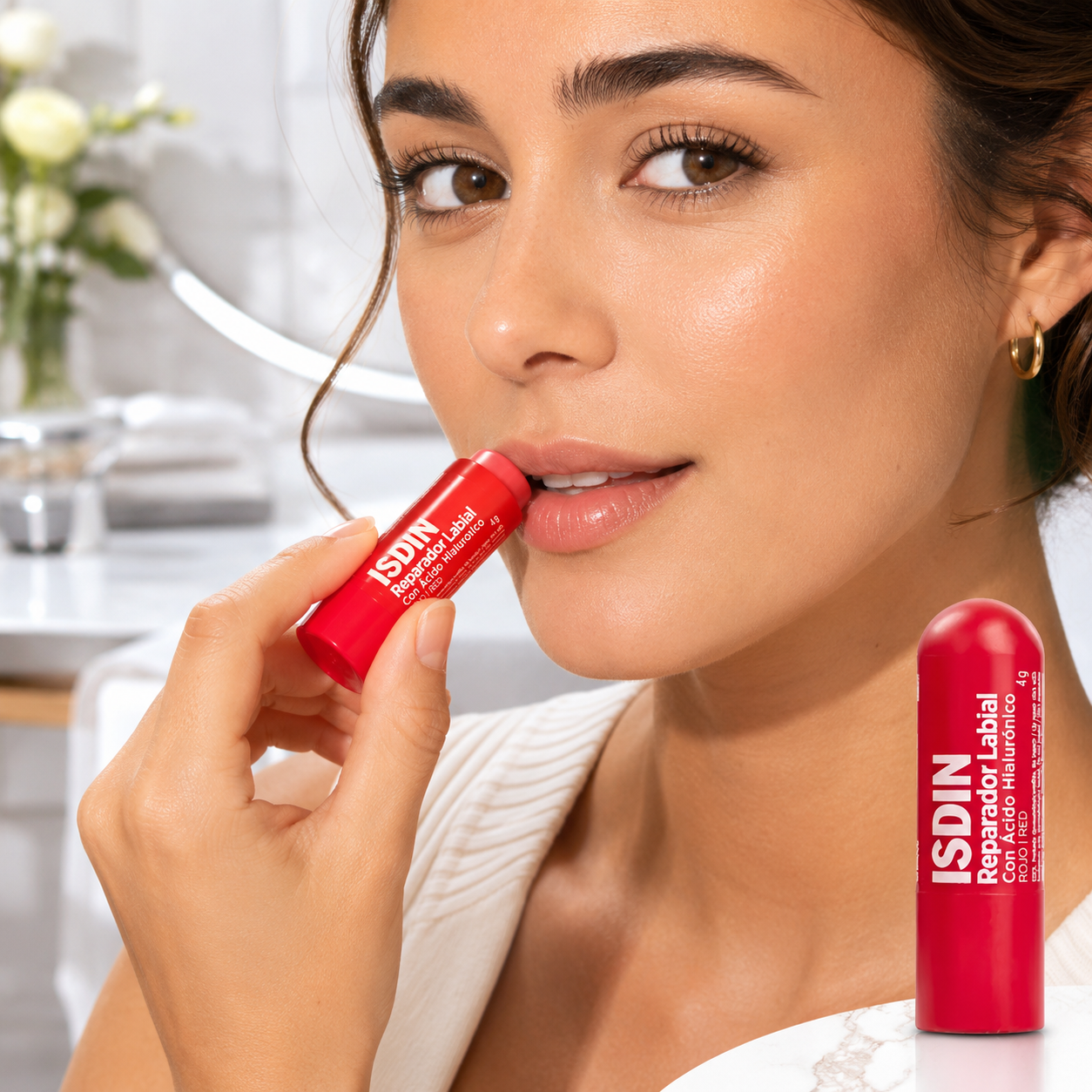 ISDIN Reparador Labial Rojo para hidratar y nutrir los labios