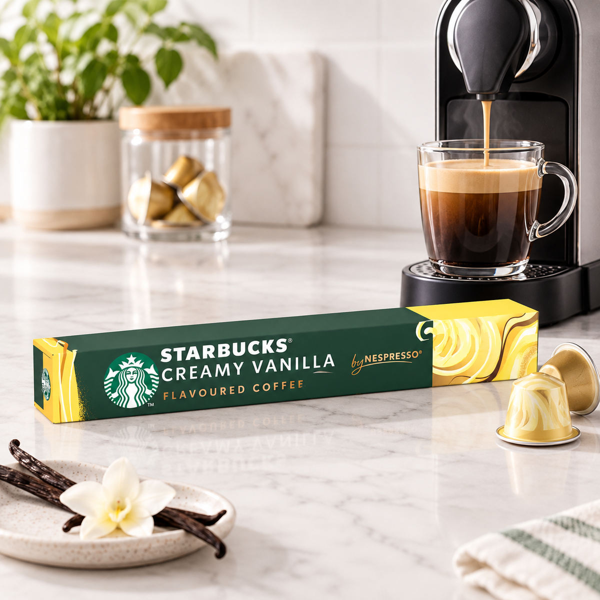 Cápsulas Starbucks Creamy Vanilla para Nespresso – 10 unidades