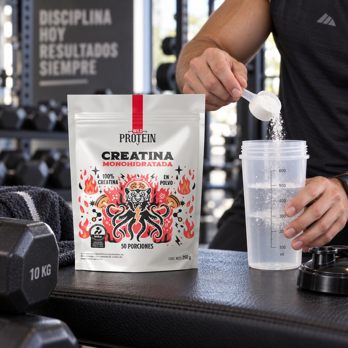 Creatina Monohidratada Wild Protein 250 g