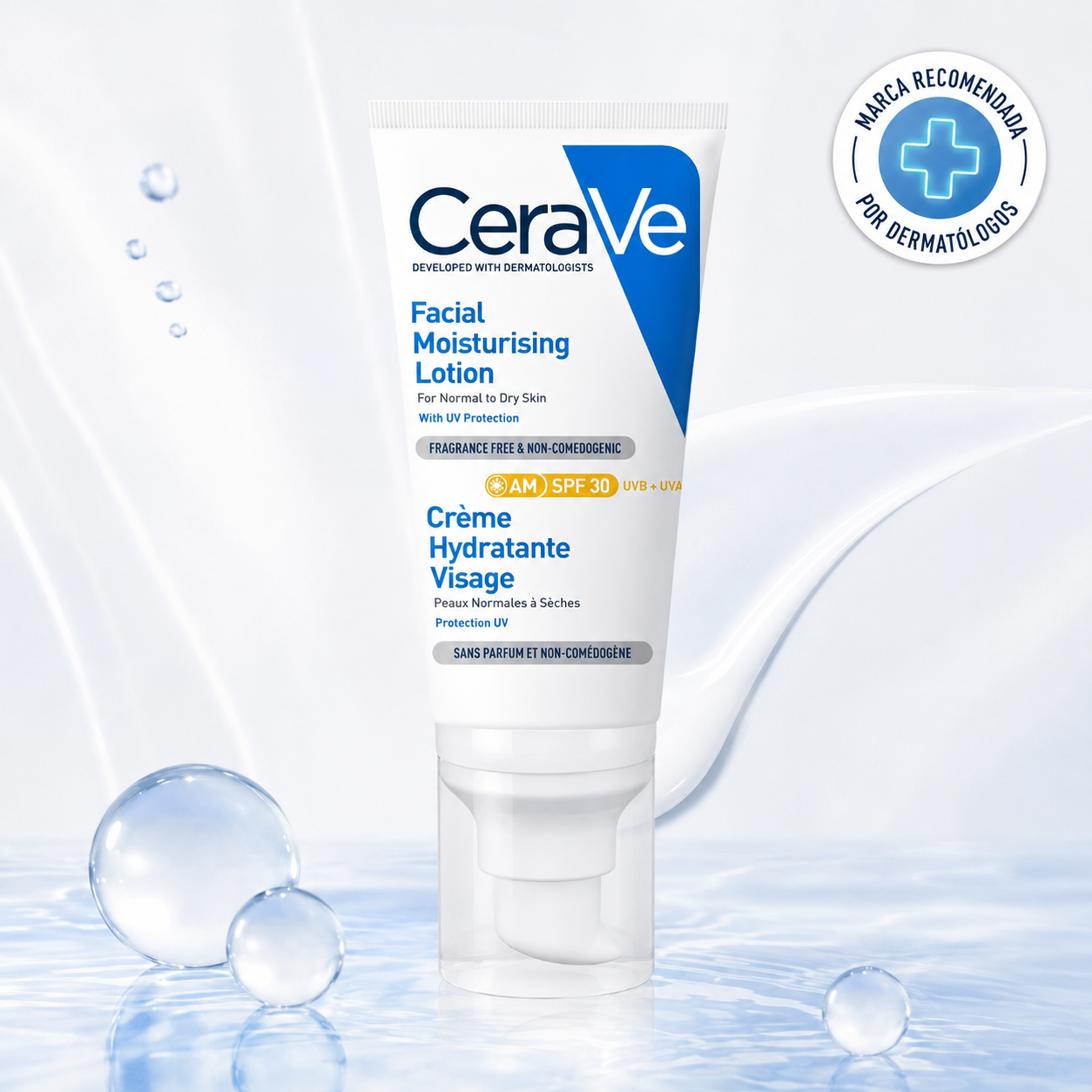 Loción Hidratante CeraVe FPS30 52ml para Piel Normal a Seca