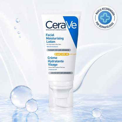 Loción Hidratante CeraVe FPS30 52ml para Piel Normal a Seca