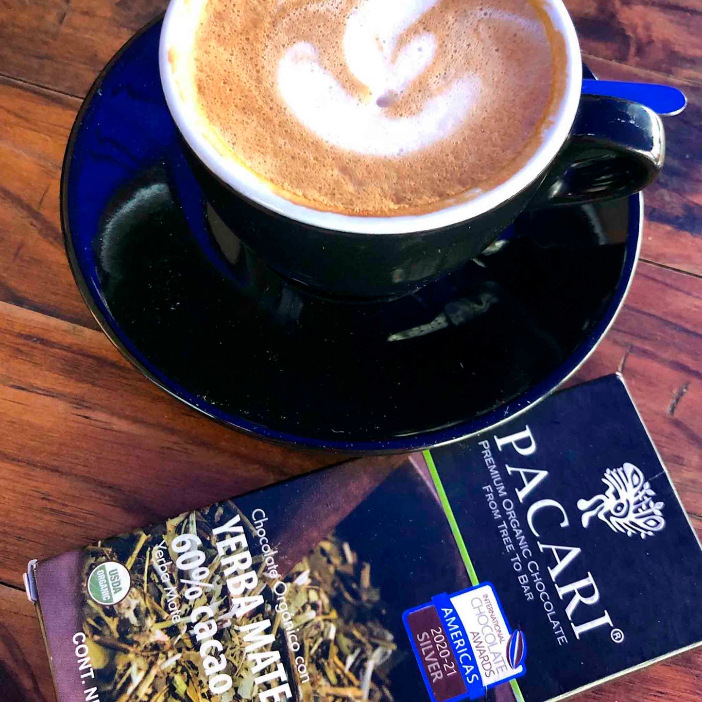 Chocolate Pacari 60 % Cacao con Yerba Mate 50 gr PACARI- Dermocosmetica_belleza_online