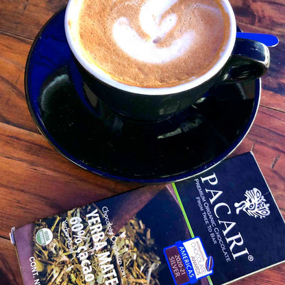 Chocolate Pacari 60 % Cacao con Yerba Mate 50 gr PACARI- Dermocosmetica_belleza_online