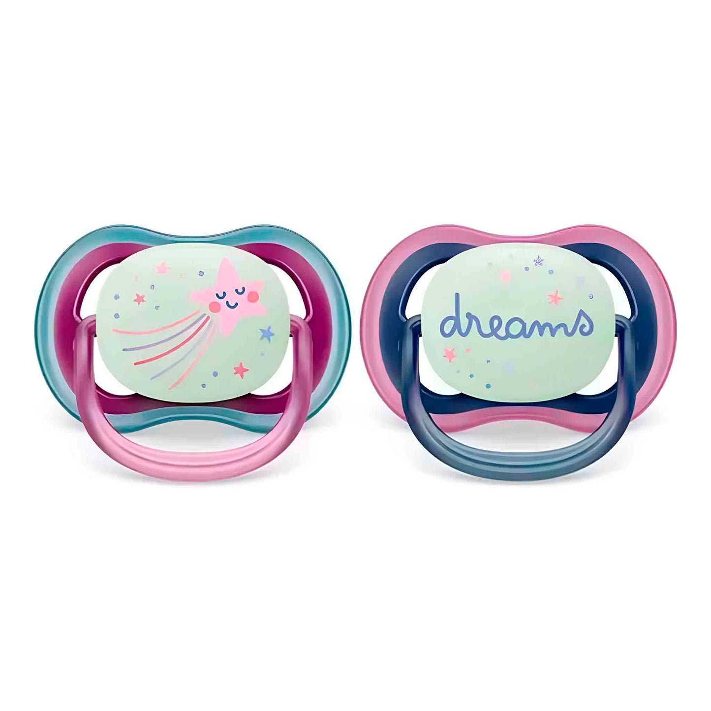 Chupete Philips Avent Ultra Air SCF376/14 Pack x2 (6–18 meses)