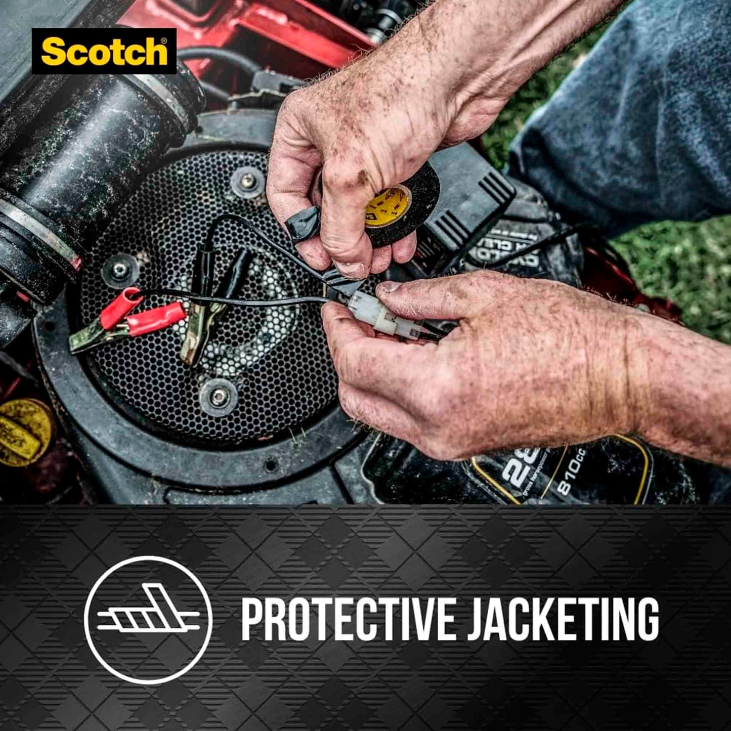 Scotch 3M Cinta Eléctrica De Vinilo Super 33+ Profesional Con Dispensador