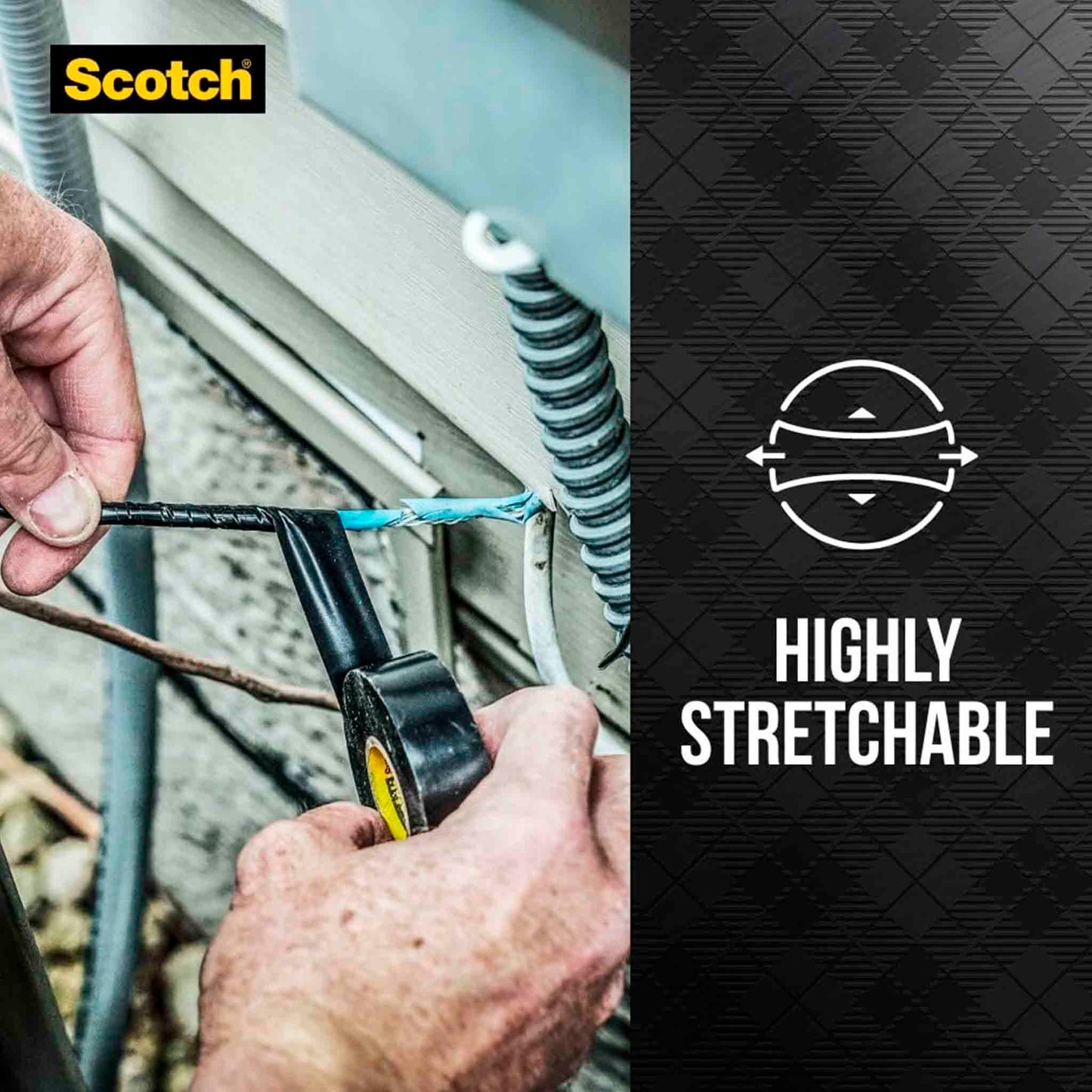 Scotch 3M Cinta Eléctrica De Vinilo Super 33+ Profesional Con Dispensador