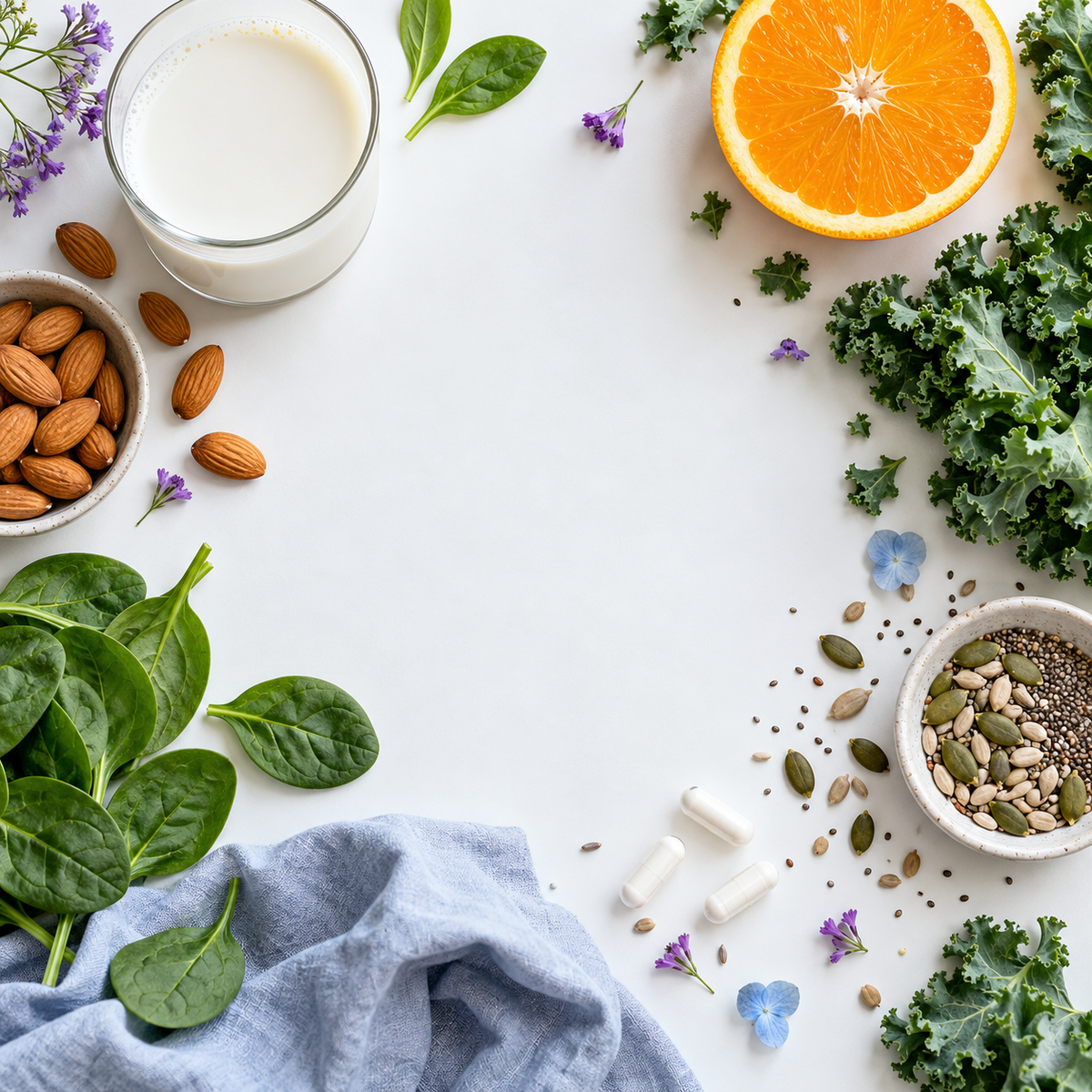 OsteoRegen — Calcio, Vitamina D3 y K2 para tus Huesos | 90 Cápsulas
