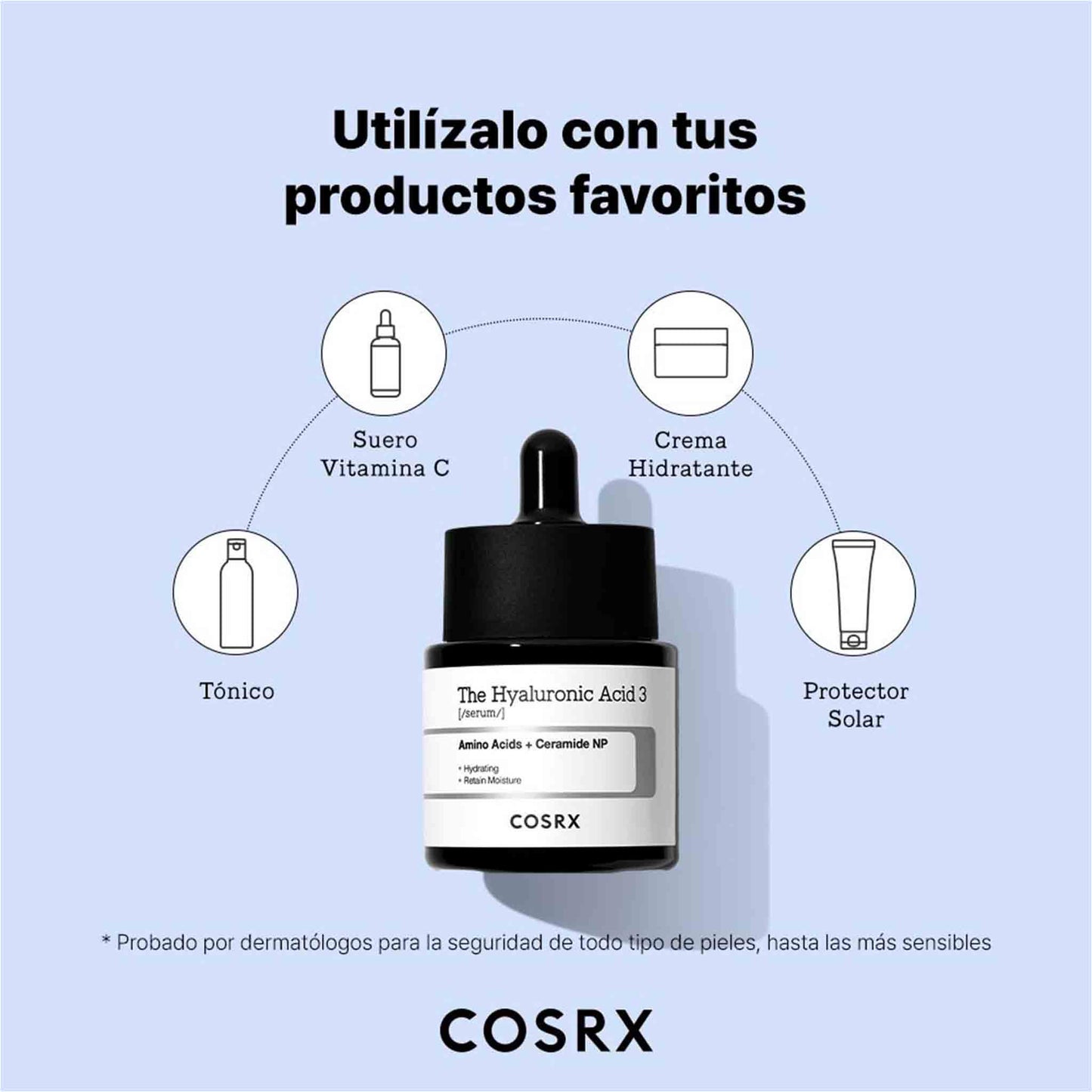 Cosrx The Hyaluronic Acid 3 + Ceramide Serum Hidratante Todo Tipo de Piel