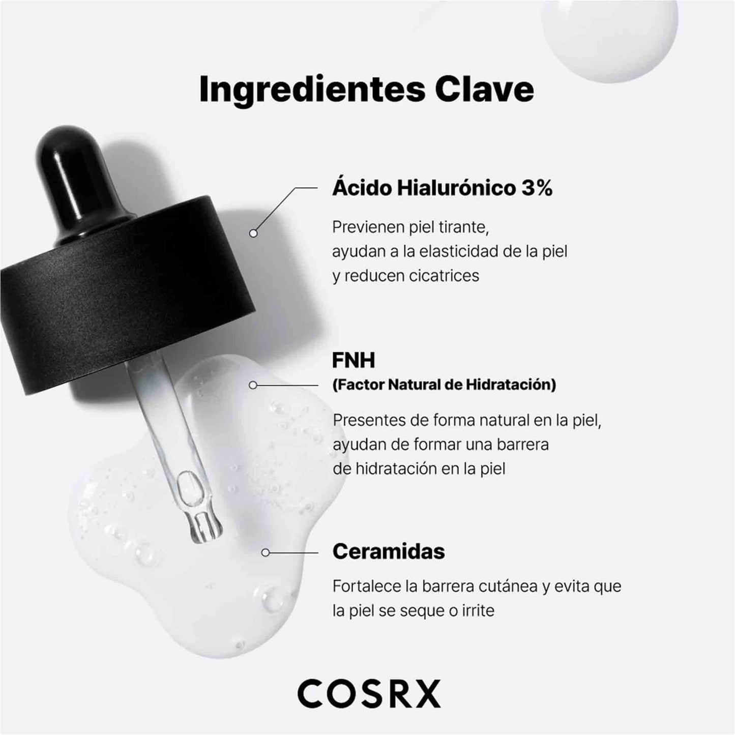 Cosrx The Hyaluronic Acid 3 + Ceramide Serum Hidratante Todo Tipo de Piel
