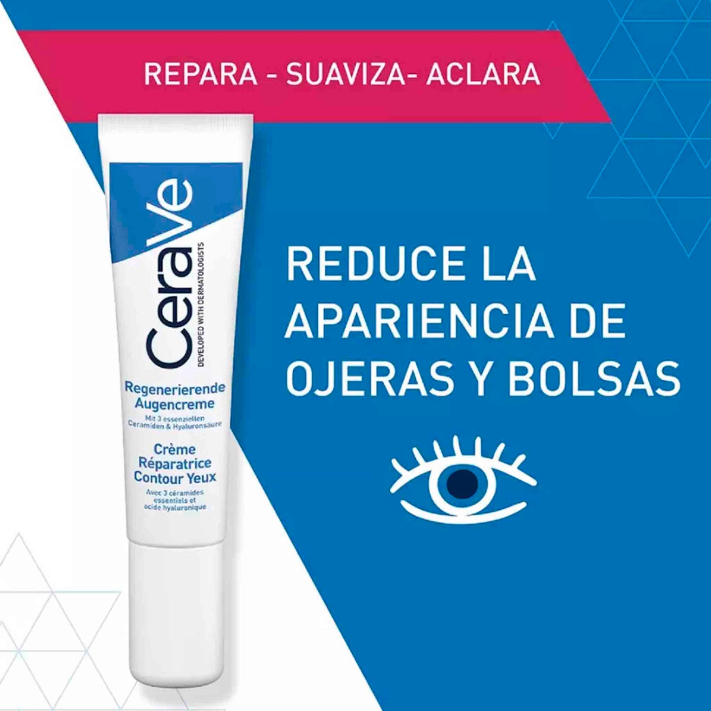 Crema Contorno De Ojos Cerave Para Todo Tipo De Piel 15 ml