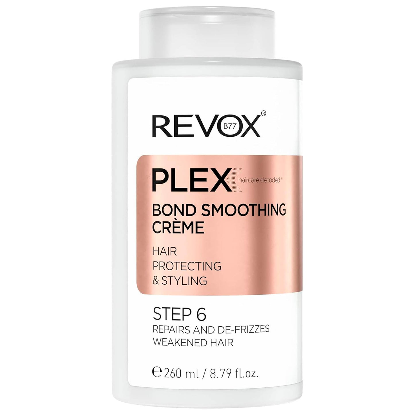 Crema Antifrizz Revox B77 Plex Paso 6 – Control y Suavidad Profesional 260 ml REVOX- Dermocosmetica_belleza_online