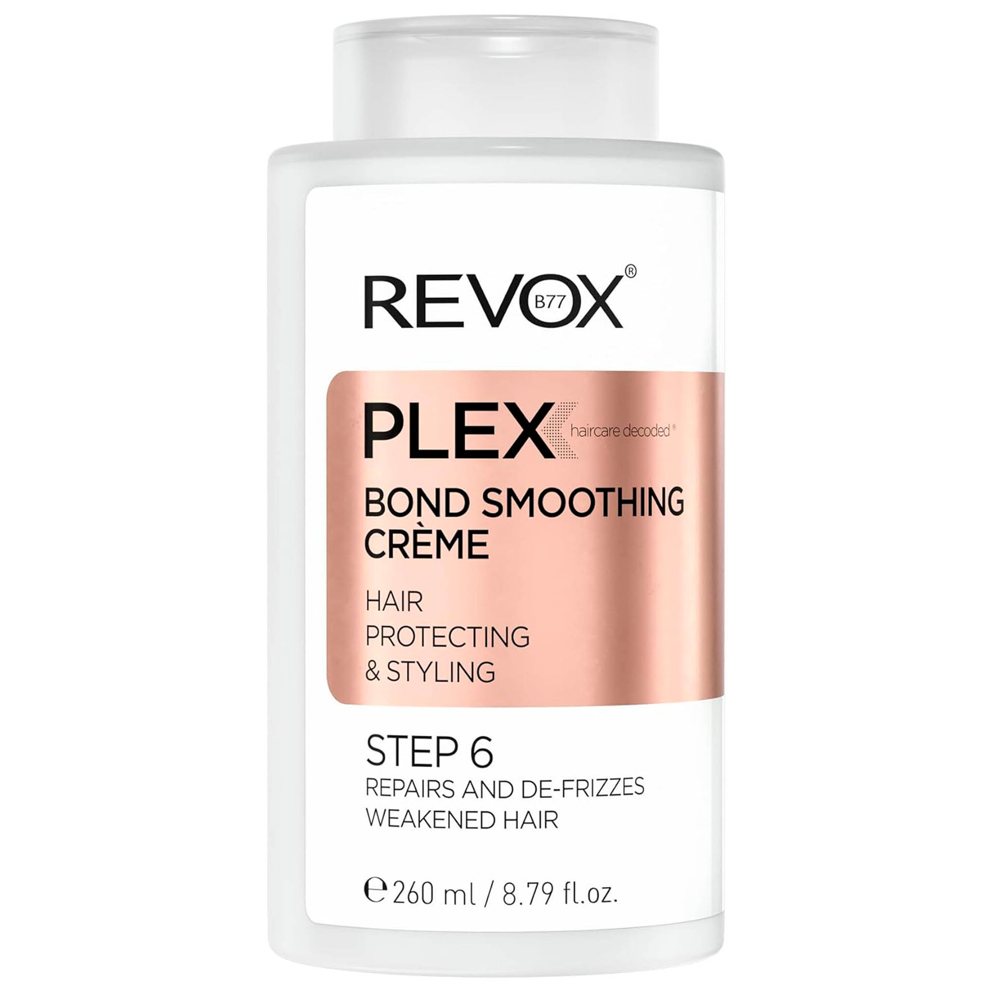 Crema Antifrizz Revox B77 Plex Paso 6 – Control y Suavidad Profesional 260 ml REVOX- Dermocosmetica_belleza_online