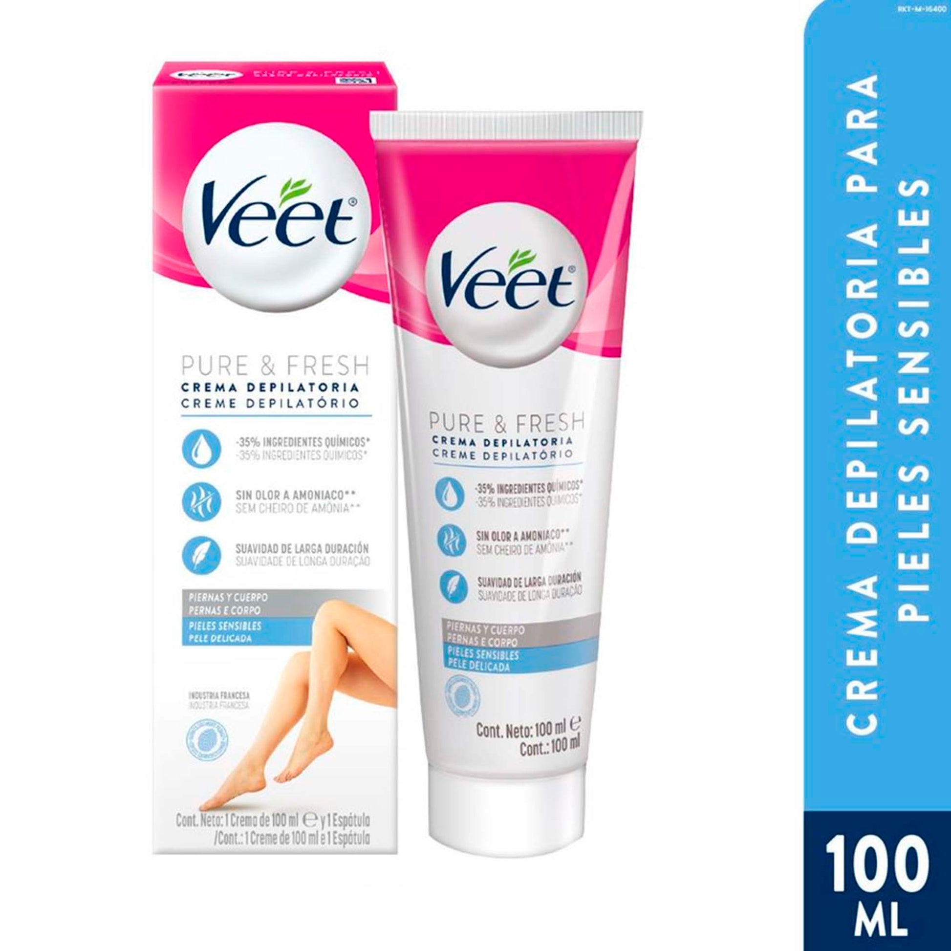 Crema Depilatoria Corporal Veet Piel Sensible – 100 ml Veet- Dermocosmetica_belleza_online