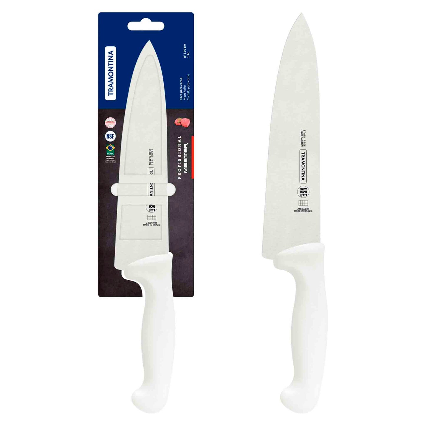 Cuchillo para Carne 8" Tramontina Profesional Linea Máster