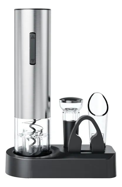 Set Descorchador Eléctrico Volker Inox para Vino