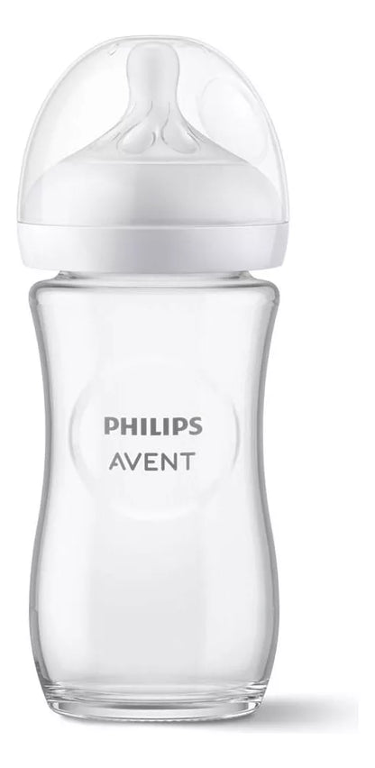Mamadera Vidrio Natural 3.0 240 Ml Color Transparente AVENT- Dermocosmetica_belleza_online