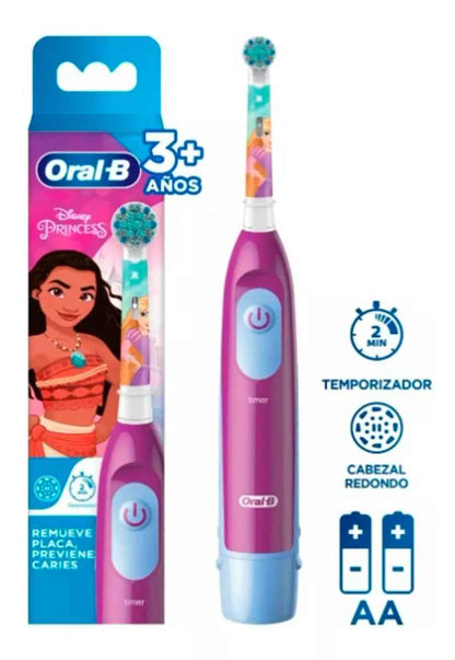 Cepillo Eléctrico Oral-B Kids Disney Princesas Moana – Suave, Divertido y Eficaz para Niños Oral B- Dermocosmetica_belleza_online
