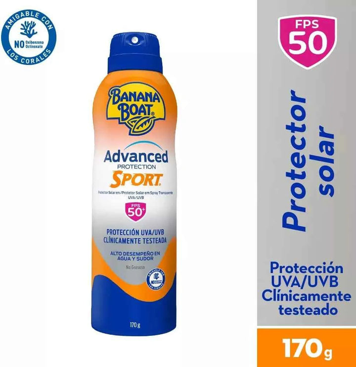 Protector Solar Banana Boat Advanced Protection Sport FPS 50 – 170 g