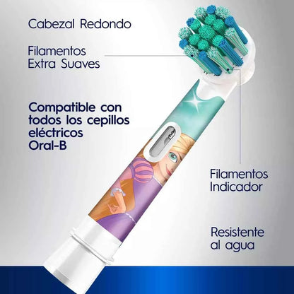 Repuesto Oral-B Disney Princess – Que Cepillarse Sea un Cuento Mágico ORAL-B- Dermocosmetica_belleza_online