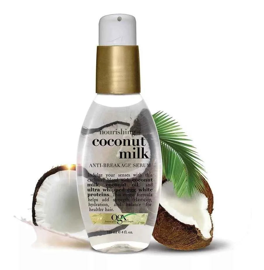Sérum Capilar Organix Coconut Milk Anti-quiebre – Nutrición Profunda con Leche de Coco 118 ml OGX- Dermocosmetica_belleza_online