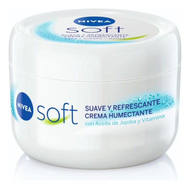 Crema Hidratante Nivea Soft 375ml – Frescura y Suavidad Para Todo Tipo de Piel