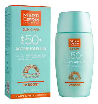 Marti Derm Active Fluid Spf50+ 50 Ml Protector Solar marti derm- Dermocosmetica_belleza_online