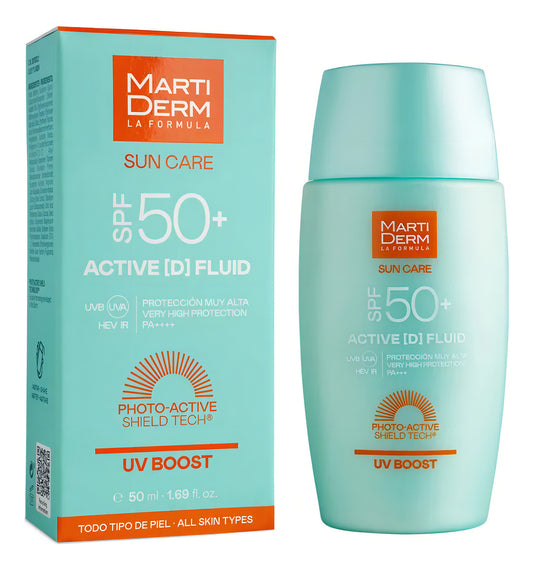 Marti Derm Active Fluid Spf50+ 50 Ml Protector Solar marti derm- Dermocosmetica_belleza_online