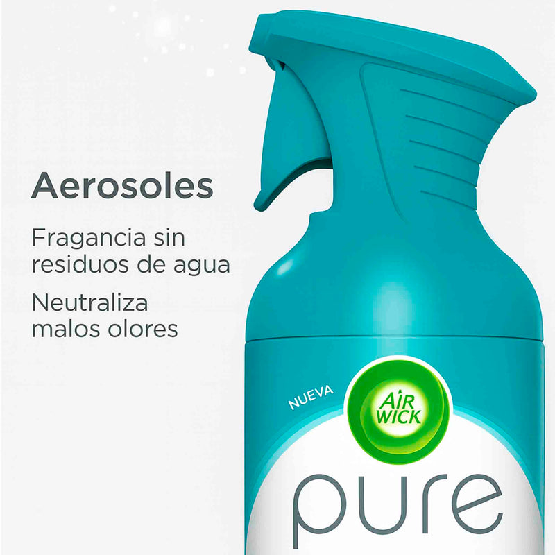 Desodorante Ambiental Air Wick Pure Aerosol 250ml  –  Brisa Refrescante