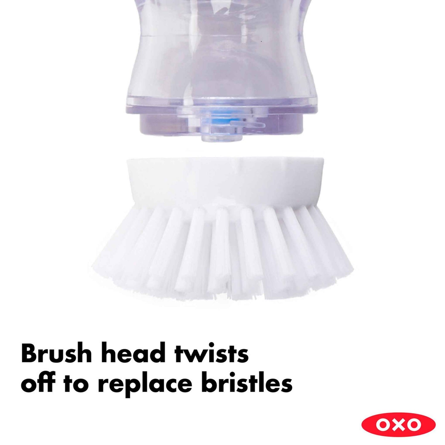 Cepillo Tipo Virutilla Oxo Con Dispensador Soap Con Base OXO- Dermocosmetica_belleza_online