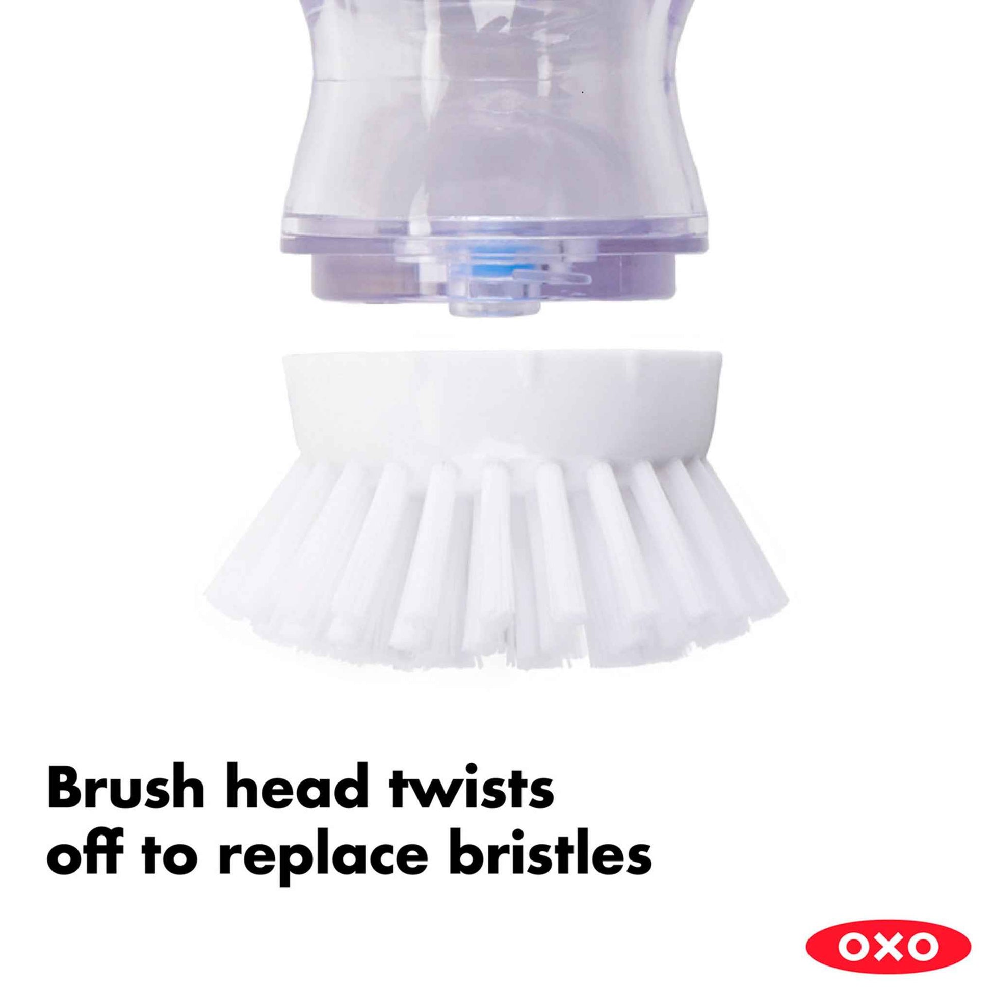 Cepillo Tipo Virutilla Oxo Con Dispensador Soap Con Base OXO- Dermocosmetica_belleza_online