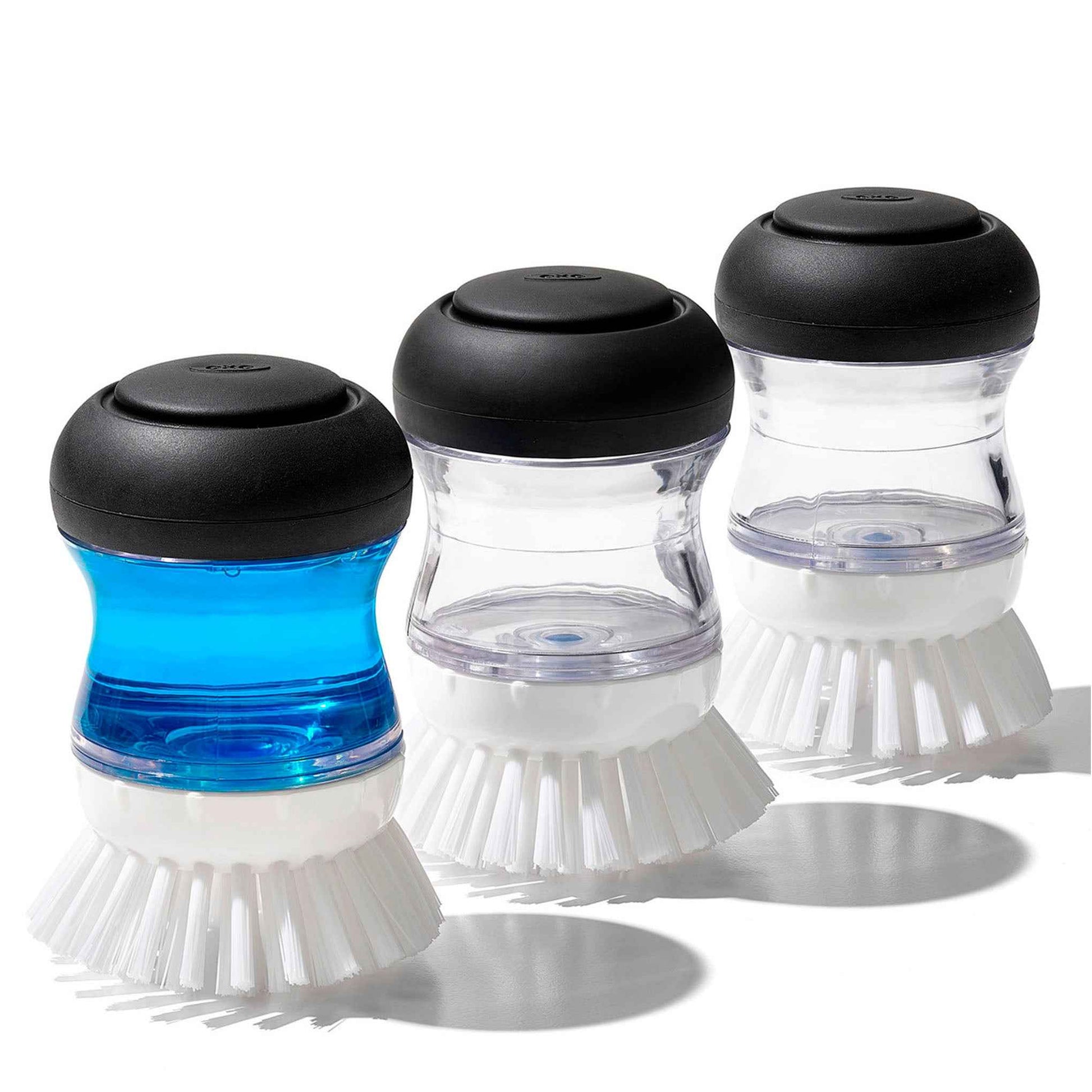 Cepillo Tipo Virutilla Oxo Con Dispensador Soap Con Base OXO- Dermocosmetica_belleza_online