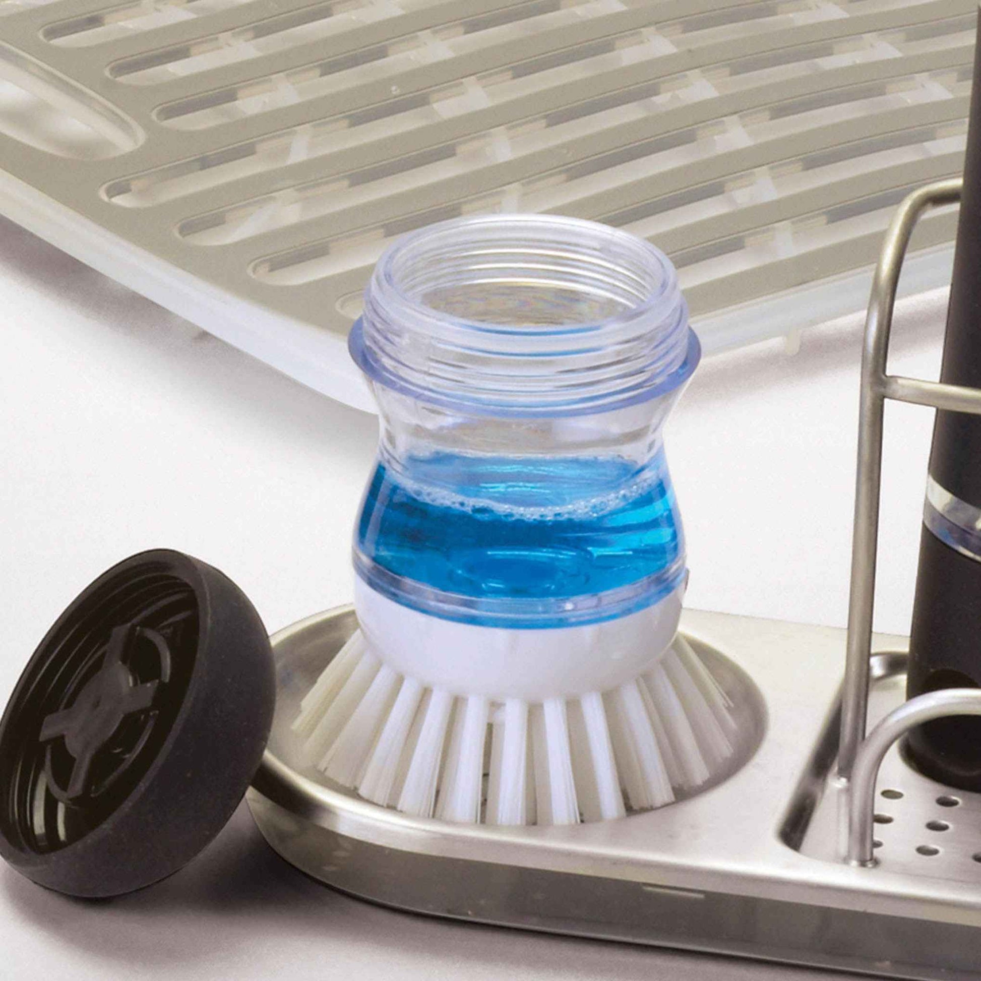 Cepillo Tipo Virutilla Oxo Con Dispensador Soap Con Base OXO- Dermocosmetica_belleza_online