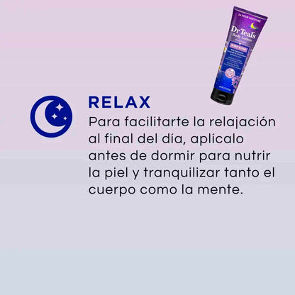 Dr Teal’s Body Lotion Melatonina 226.8 g Hidratación Nocturna